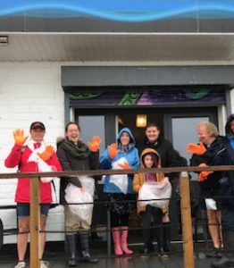 Beach Clean by Volunteers from Salix Cafe